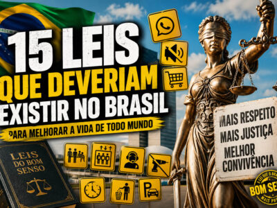 15 leis que deveriam existir no Brasil para melhorar a vida de todo mundo