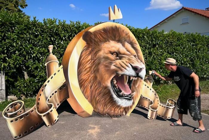 Arte urbana 3D: as pinturas que fazem qualquer parede parecer um portal para outra realidade (28 fotos) 10