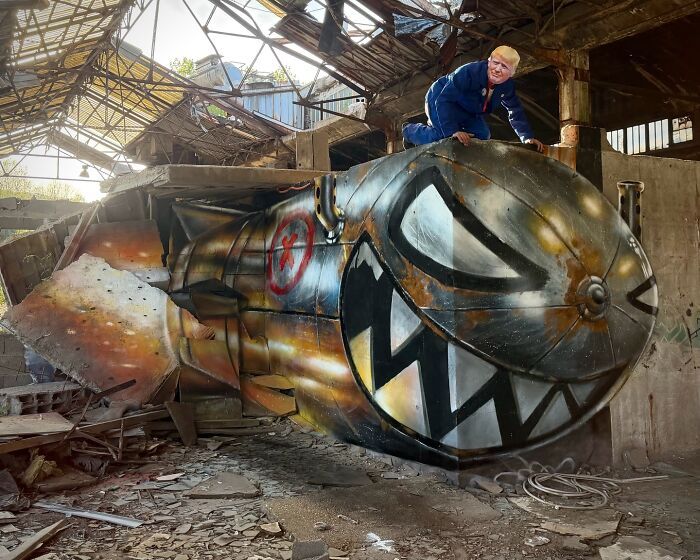 Arte urbana 3D: as pinturas que fazem qualquer parede parecer um portal para outra realidade (28 fotos) 13