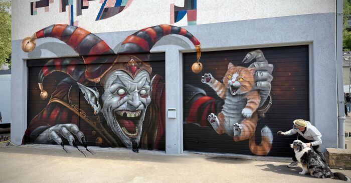 Arte urbana 3D: as pinturas que fazem qualquer parede parecer um portal para outra realidade (28 fotos) 14