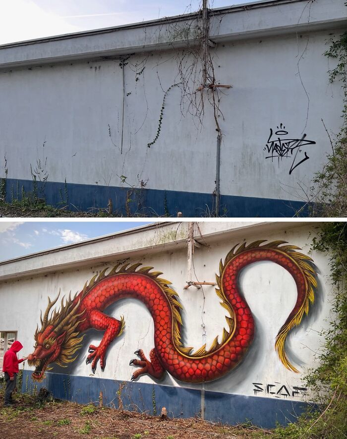 Arte urbana 3D: as pinturas que fazem qualquer parede parecer um portal para outra realidade (28 fotos) 25