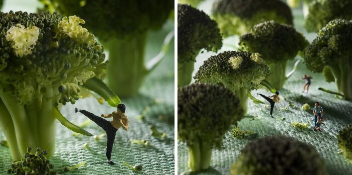 Fotografia em miniatura com comida: quando alimentos comuns viram mundos gigantes (30 fotos) 16 Fotografia em miniatura com comida: quando alimentos comuns viram mundos gigantes (30 fotos) 16