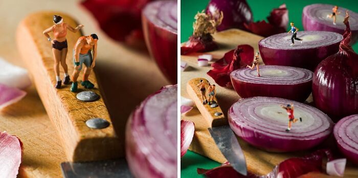 Fotografia em miniatura com comida: quando alimentos comuns viram mundos gigantes (30 fotos) 18 Fotografia em miniatura com comida: quando alimentos comuns viram mundos gigantes (30 fotos) 18