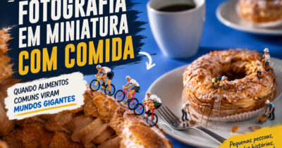Fotografia em miniatura com comida: quando alimentos comuns viram mundos gigantes (30 fotos)