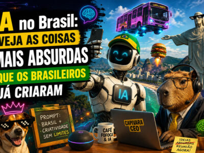 IA no Brasil: os brasileiros estão criando coisas que parecem mentira