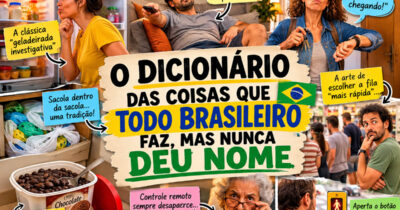 O dicionário dos hábitos brasileiros: 25 coisas que todo mundo faz, mas ninguém sabia como chamar