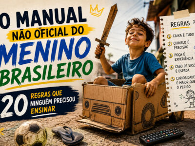 O manual não oficial do menino brasileiro: 20 regras que ninguém precisou ensinar