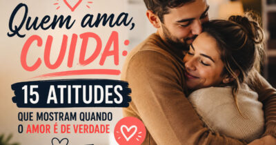 Quem ama cuida: 15 atitudes que mostram quando o amor é de verdade