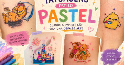 Tatuagens estilo pastel: quando a imperfeição vira uma obra de arte (30 fotos)