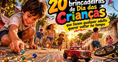 20 brincadeiras de Dia das Crianças que fazem qualquer adulto querer voltar no tempo