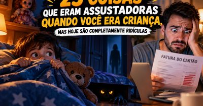25 coisas que eram assustadoras quando você era criança, mas hoje são completamente ridículas