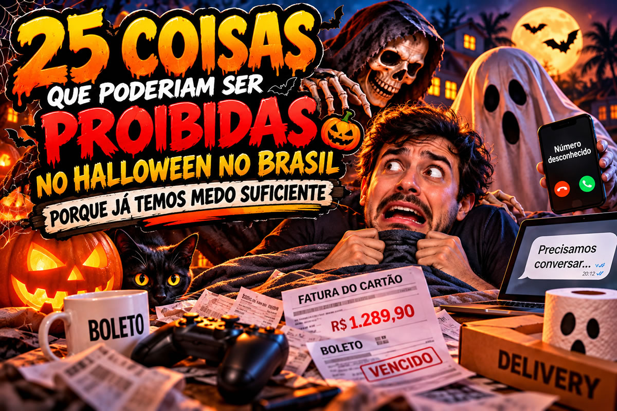 25 coisas que poderiam ser proibidas no Halloween no Brasil porque já temos medo suficiente 25 coisas que poderiam ser proibidas no Halloween no Brasil porque já temos medo suficiente