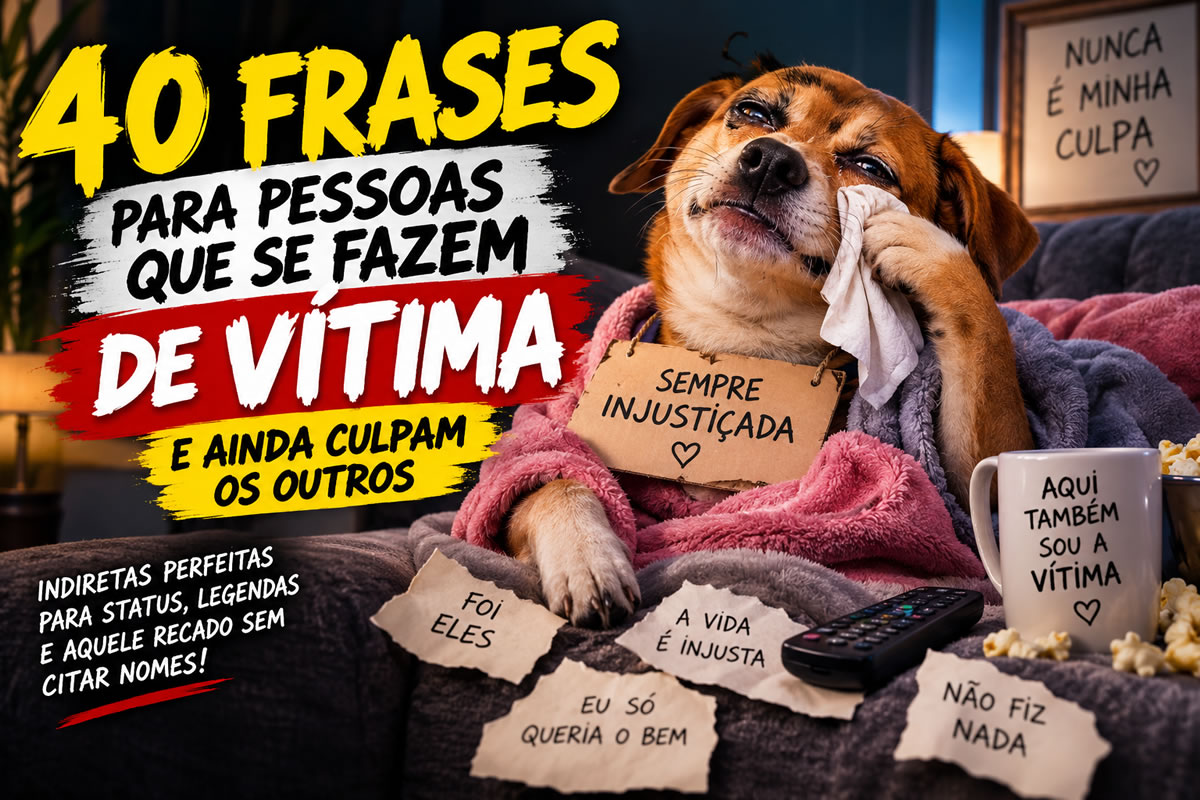 40 frases para pessoas que se fazem de vítima e sempre culpam os outros 40 frases para pessoas que se fazem de vítima e sempre culpam os outros