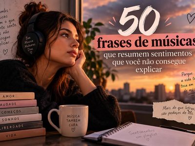50 frases de músicas que resumem sentimentos que você não consegue explicar