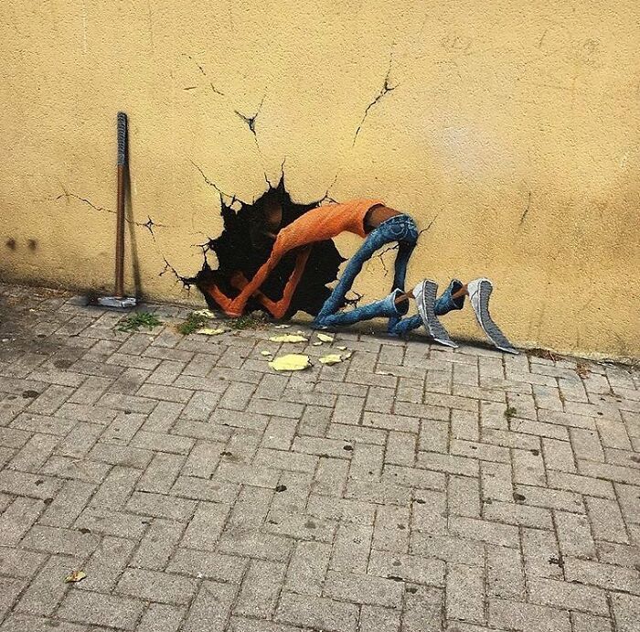 Arte de rua criativa: obras incríveis que fazem a cidade parecer outra (32 fotos) 24 Arte de rua criativa: obras incríveis que fazem a cidade parecer outra (32 fotos) 24