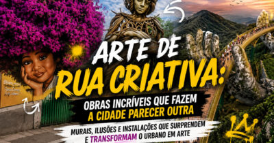 Arte de rua criativa: obras incríveis que fazem a cidade parecer outra (32 fotos)