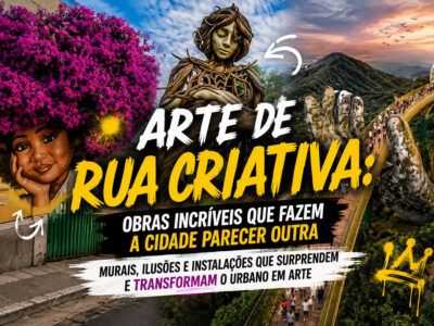 Arte de rua criativa: obras incríveis que fazem a cidade parecer outra (32 fotos)