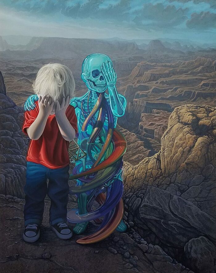 As pinturas surrealistas de Wiley Wallace parecem sonhos que esqueceram de terminar (30 fotos) 3 As pinturas surrealistas de Wiley Wallace parecem sonhos que esqueceram de terminar (30 fotos) 3