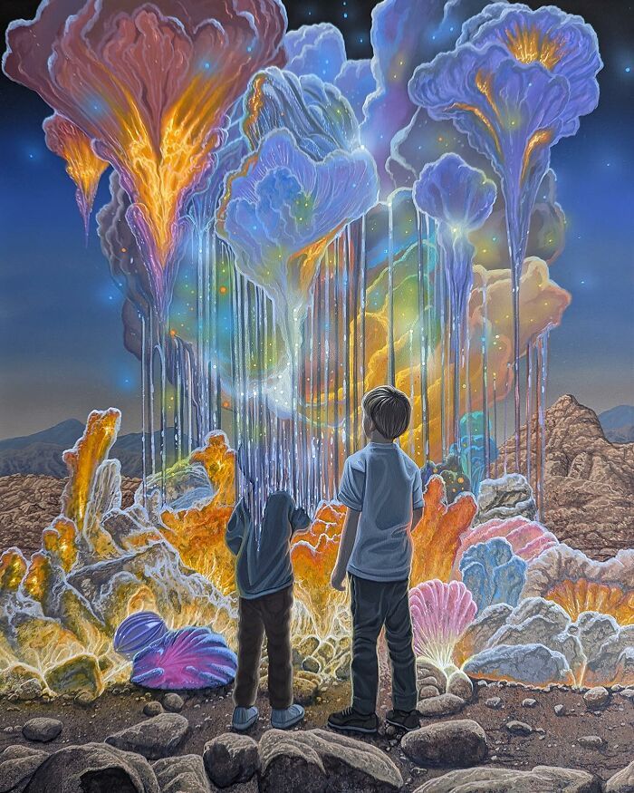 As pinturas surrealistas de Wiley Wallace parecem sonhos que esqueceram de terminar (30 fotos) 8 As pinturas surrealistas de Wiley Wallace parecem sonhos que esqueceram de terminar (30 fotos) 8