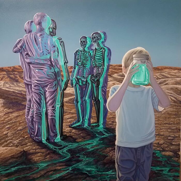 As pinturas surrealistas de Wiley Wallace parecem sonhos que esqueceram de terminar (30 fotos) 19 As pinturas surrealistas de Wiley Wallace parecem sonhos que esqueceram de terminar (30 fotos) 19
