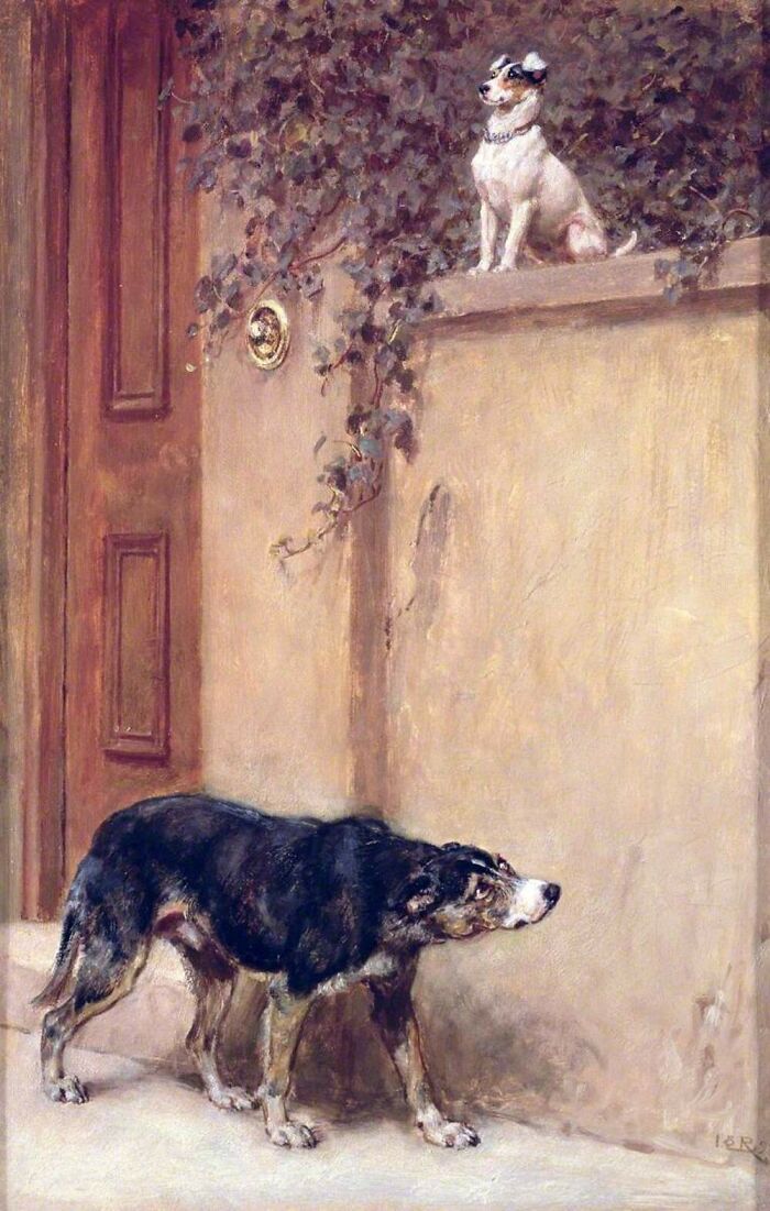 Cães em pinturas que mostram por que a amizade entre humanos e cachorros é tão especial (30 fotos) 4
