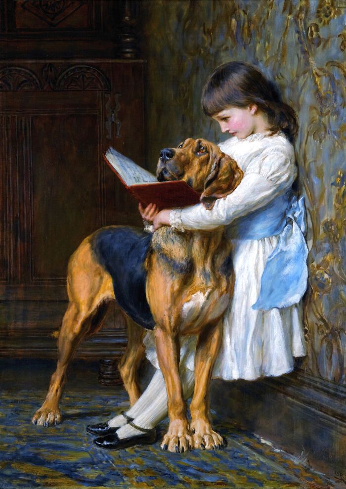 Cães em pinturas que mostram por que a amizade entre humanos e cachorros é tão especial (30 fotos) 5