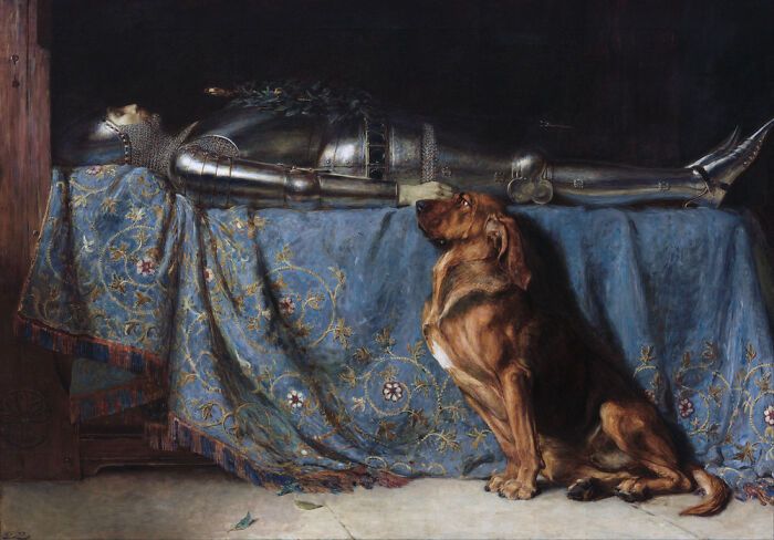 Cães em pinturas que mostram por que a amizade entre humanos e cachorros é tão especial (30 fotos) 6