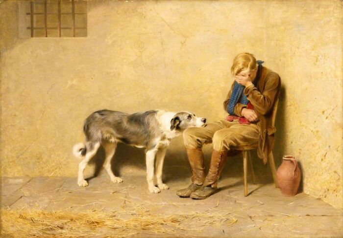 Cães em pinturas que mostram por que a amizade entre humanos e cachorros é tão especial (30 fotos) 23
