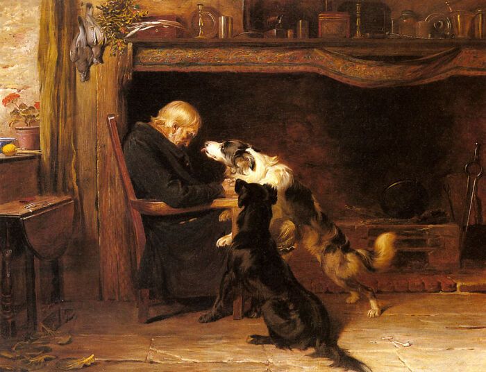Cães em pinturas que mostram por que a amizade entre humanos e cachorros é tão especial (30 fotos) 28