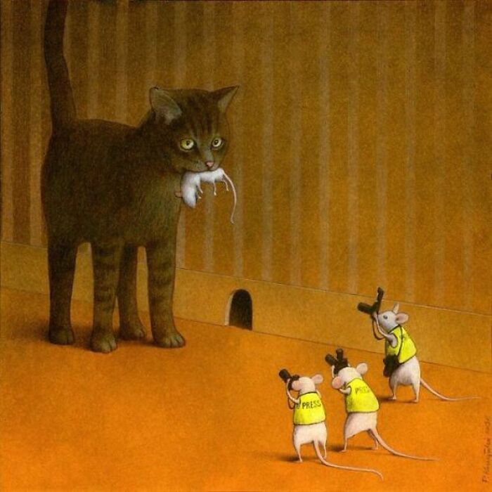 Ilustrações satíricas de Paweł Kuczyński que parecem simples, mas escondem críticas surpreendentes (32 fotos) 7 Ilustrações satíricas de Paweł Kuczyński que parecem simples, mas escondem críticas surpreendentes (32 fotos) 7