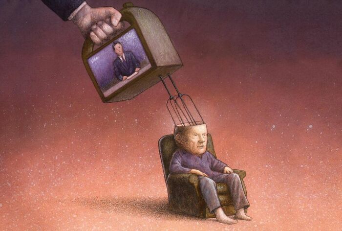 Ilustrações satíricas de Paweł Kuczyński que parecem simples, mas escondem críticas surpreendentes (32 fotos) 9 Ilustrações satíricas de Paweł Kuczyński que parecem simples, mas escondem críticas surpreendentes (32 fotos) 9