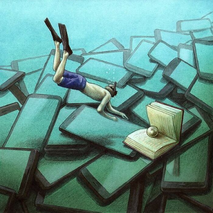 Ilustrações satíricas de Paweł Kuczyński que parecem simples, mas escondem críticas surpreendentes (32 fotos) 11 Ilustrações satíricas de Paweł Kuczyński que parecem simples, mas escondem críticas surpreendentes (32 fotos) 11