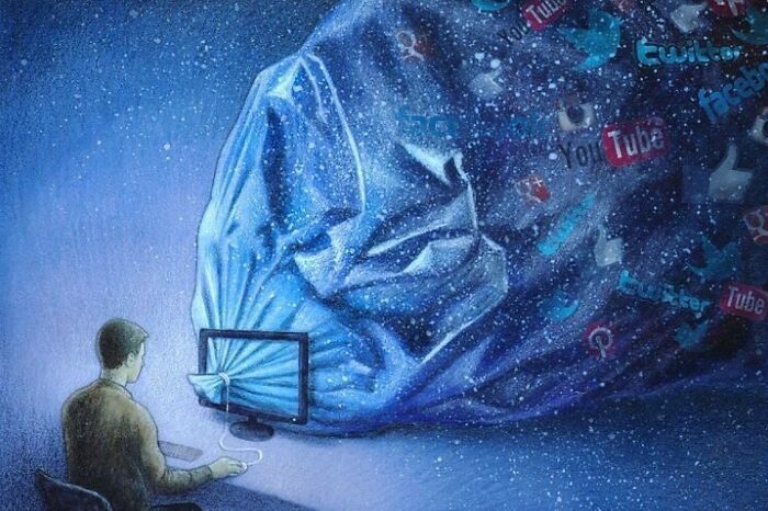 Ilustrações satíricas de Paweł Kuczyński que parecem simples, mas escondem críticas surpreendentes (32 fotos) 13 Ilustrações satíricas de Paweł Kuczyński que parecem simples, mas escondem críticas surpreendentes (32 fotos) 13