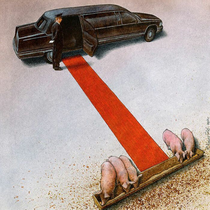 Ilustrações satíricas de Paweł Kuczyński que parecem simples, mas escondem críticas surpreendentes (32 fotos) 15 Ilustrações satíricas de Paweł Kuczyński que parecem simples, mas escondem críticas surpreendentes (32 fotos) 15