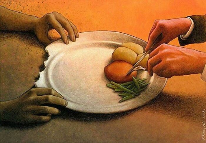 Ilustrações satíricas de Paweł Kuczyński que parecem simples, mas escondem críticas surpreendentes (32 fotos) 28 Ilustrações satíricas de Paweł Kuczyński que parecem simples, mas escondem críticas surpreendentes (32 fotos) 28