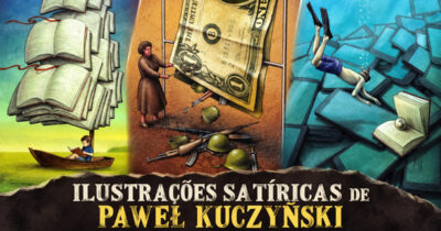 Ilustrações satíricas de Paweł Kuczyński que parecem simples, mas escondem críticas surpreendentes (32 fotos)