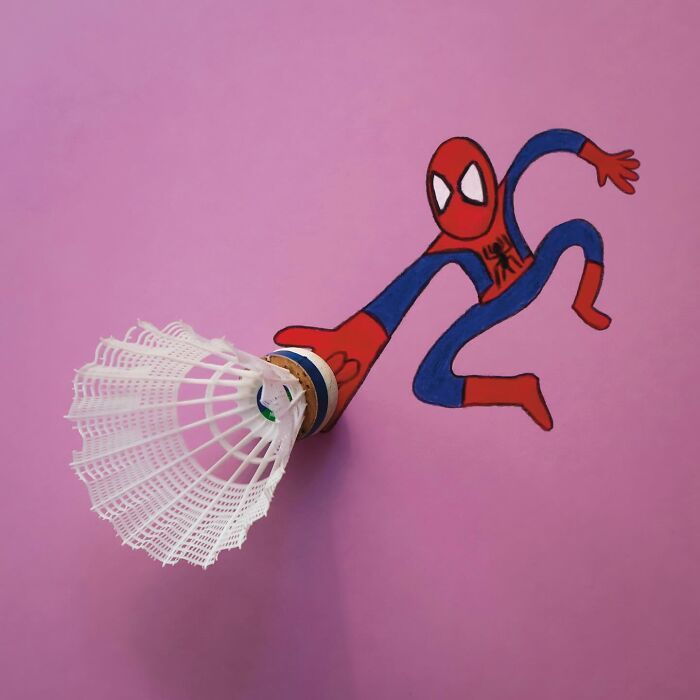 Objetos do cotidiano transformados em arte: quando uma simples linha muda tudo (32 fotos) 7 Objetos do cotidiano transformados em arte: quando uma simples linha muda tudo (32 fotos) 7