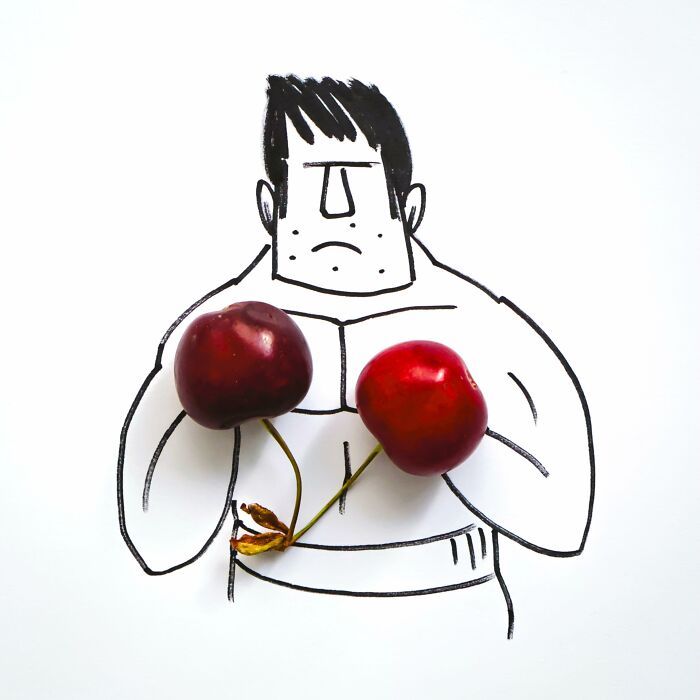 Objetos do cotidiano transformados em arte: quando uma simples linha muda tudo (32 fotos) 23 Objetos do cotidiano transformados em arte: quando uma simples linha muda tudo (32 fotos) 23