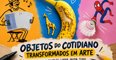 Objetos do cotidiano transformados em arte: quando uma simples linha muda tudo (32 fotos)