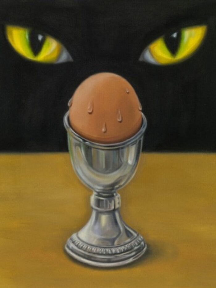 Pinturas de gatos pretos parecem tranquilas, mas escondem detalhes que mudam tudo (30 fotos) 2 Pinturas de gatos pretos parecem tranquilas, mas escondem detalhes que mudam tudo (30 fotos) 2