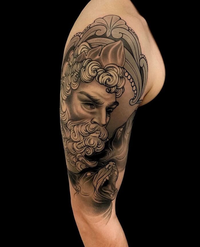 16 tatuagens inspiradas em mitologia que parecem ter saído de outra época 7 16 tatuagens inspiradas em mitologia que parecem ter saído de outra época 7