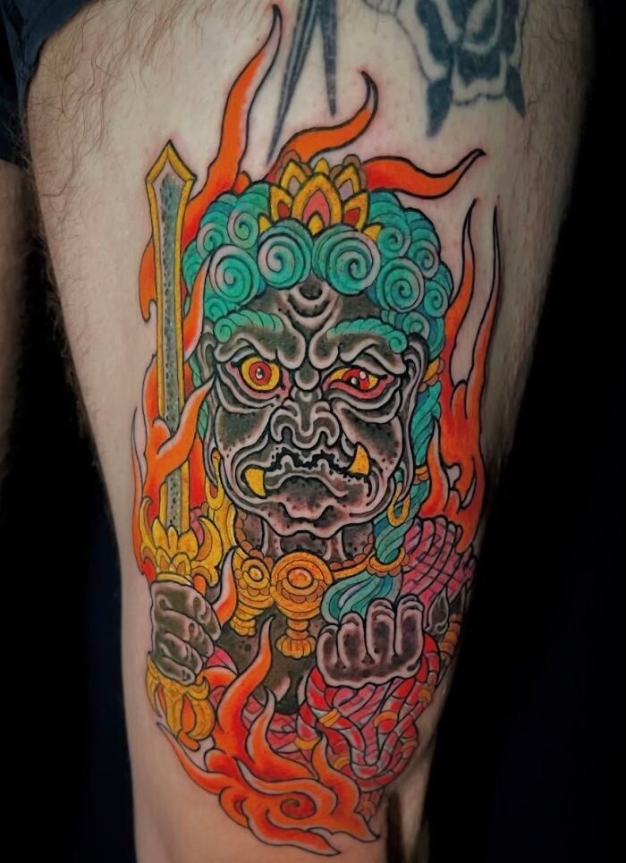 16 tatuagens inspiradas em mitologia que parecem ter saído de outra época 8 16 tatuagens inspiradas em mitologia que parecem ter saído de outra época 8