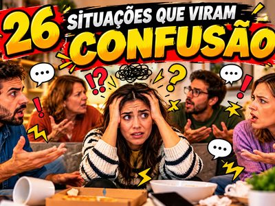 26 situações que viram confusão e começaram de um jeito completamente inocente