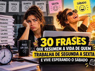 30 frases sobre escala 5×2 que resumem a vida de quem só espera o sábado chegar
