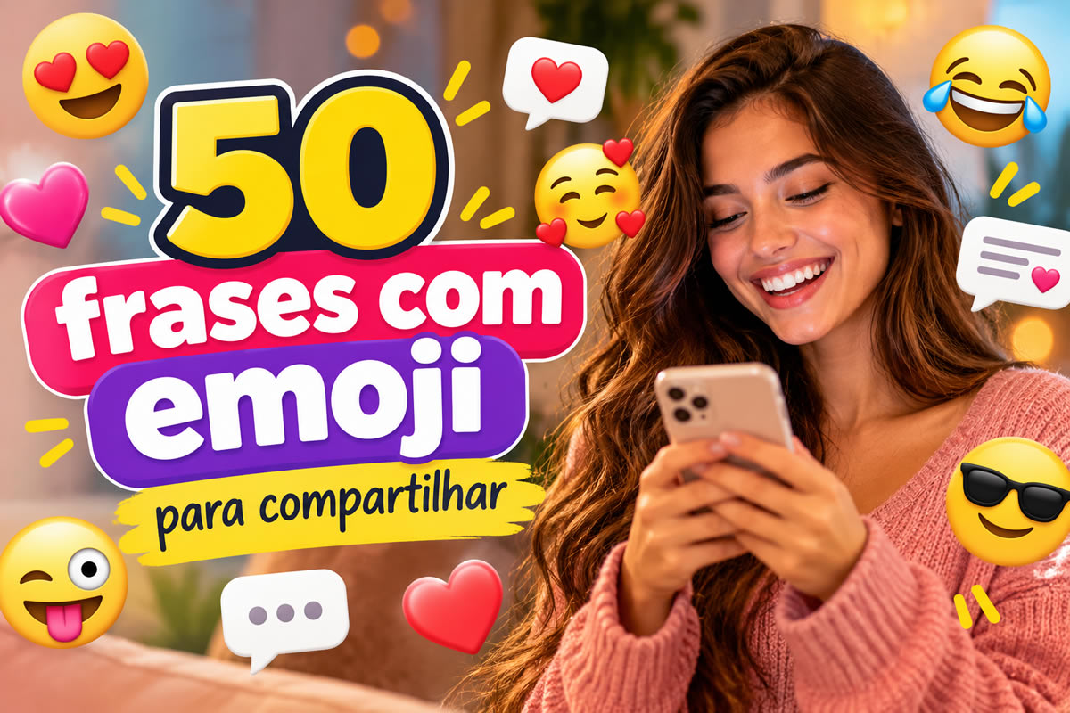 50 frases com emoji para compartilhar e deixar suas mensagens mais divertidas 1 50 frases com emoji para compartilhar e deixar suas mensagens mais divertidas
