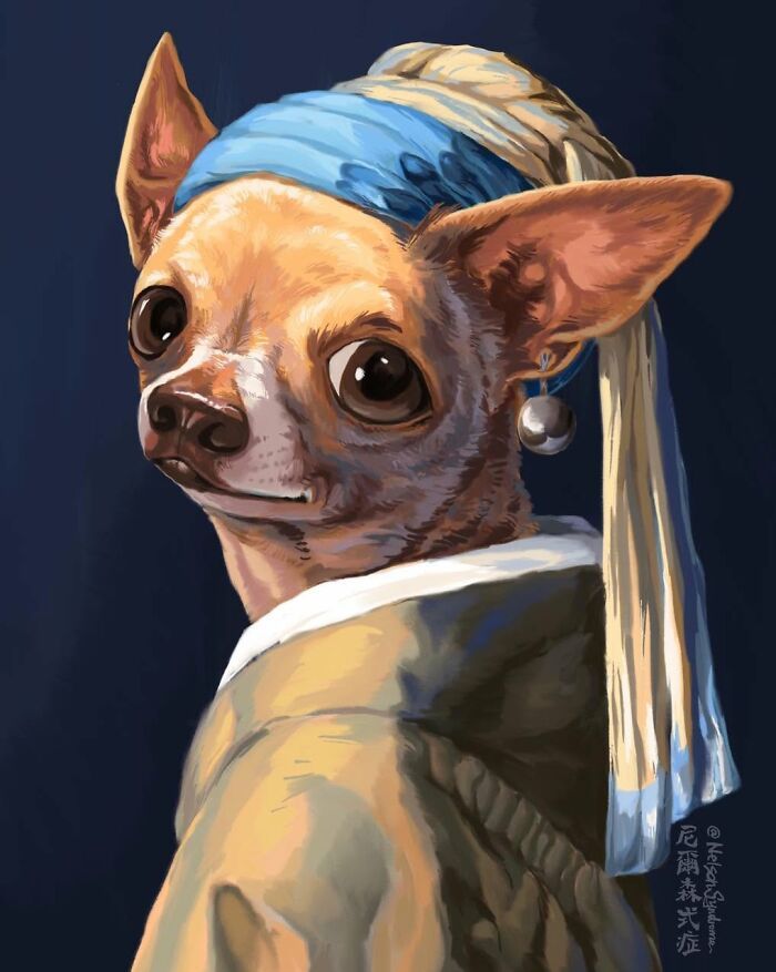 Animais em pinturas famosas estão muito mais engraçados do que deveriam Animais em pinturas famosas estão muito mais engraçados do que deveriam
