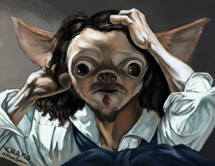 Animais em pinturas famosas estão muito mais engraçados do que deveriam (32 fotos) 13 Animais em pinturas famosas estão muito mais engraçados do que deveriam (32 fotos) 13