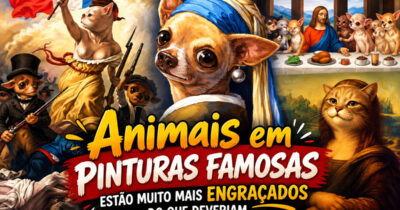 Animais em pinturas famosas estão muito mais engraçados do que deveriam (32 fotos)